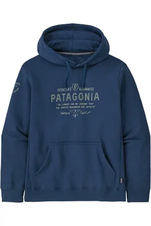 Patagonia Heren, Sweatshirts & Hoodies, Blauw, Maat: L Katoen