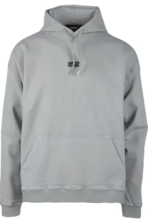 Dsquared2 Heren, Sweatshirts & Hoodies, Grijs, Maat: 2XL Katoen