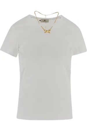 Elisabetta Franchi Dames, Tops, Wit, Maat: M
