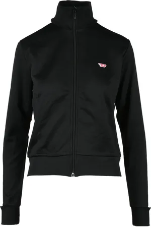 Diesel Dames, Sweatshirts & Hoodies, Zwart, Maat: S Katoen