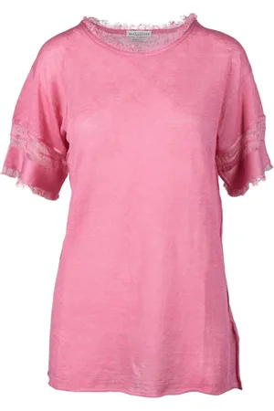 BALLANTYNE Dames, Truien, Roze, Maat: XS Linnen