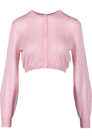 FARFETCH Dames, Truien, Roze, Maat: S Zijde