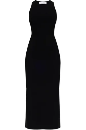 Sportmax Dames, Jurken, Zwart, Maat: L Leer