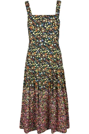 Tory Burch Dames, Jurken, Veelkleurig, Maat: XS Katoen