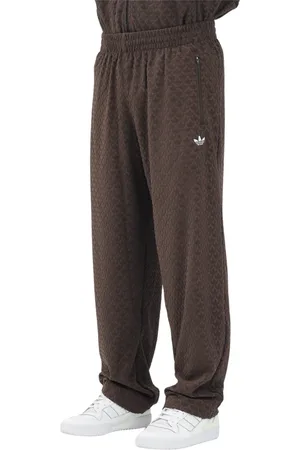 adidas Heren, Broeken, Bruin, Maat: L Poliester