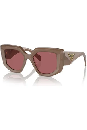 Prada Dames, Accessoires, Bruin, Maat: 50 MM Polyamide