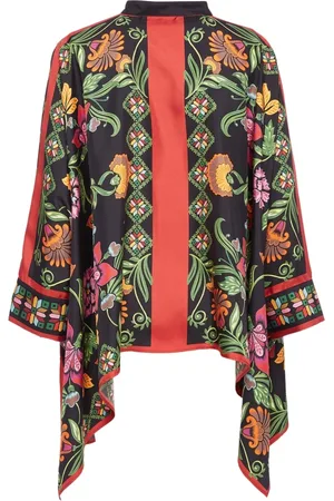 La DoubleJ Dames, Blouses & Shirts, Zwart, Maat: 2XL Zijde