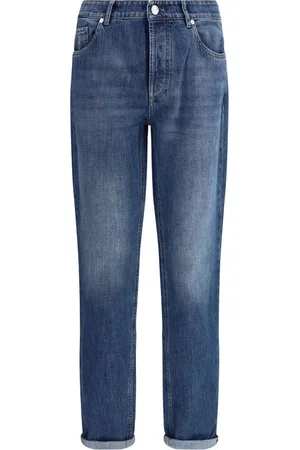 Brunello Cucinelli Heren, Jeans, Blauw, Maat: XL Katoen