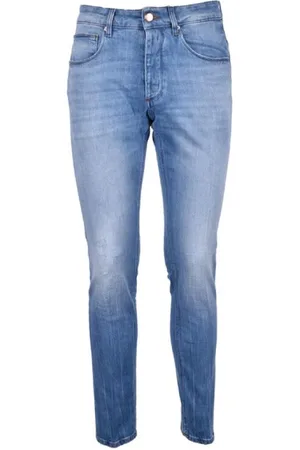 Don the Fuller Heren, Jeans, Blauw, Maat: W35 Katoen