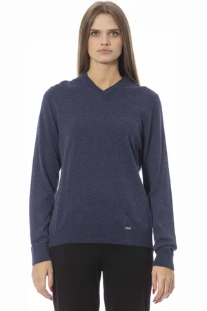 BALDININI Dames, Truien, Blauw, Maat: S