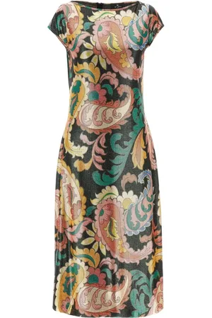 Etro Dames, Jurken, Veelkleurig, Maat: L Jersey
