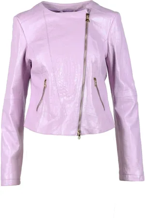 Patrizia Pepe Dames, Jassen, Roze, Maat: XS Leer