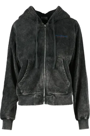 Diesel Dames, Sweatshirts & Hoodies, Zwart, Maat: XS Katoen