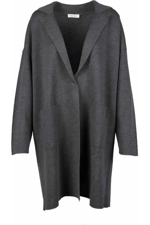 LE TRICOT PERUGIA Dames, Mantels, Grijs, Maat: M Wol