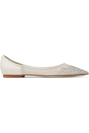 Jimmy Choo Dames, Schoenen, Wit, Maat: 37 EU Leer