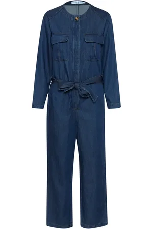INWEAR Dames, Jumpsuits & Playsuits, Blauw, Maat: L Denim