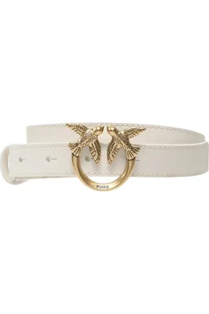 Pinko Dames, Accessoires, Wit, Maat: S Leer