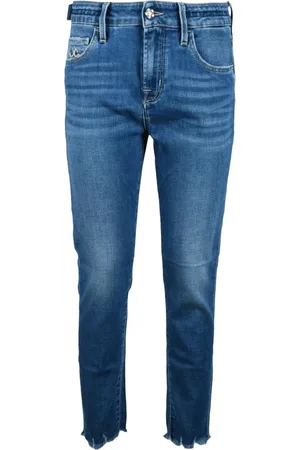 Jacob Cohen Dames, Broeken, Blauw, Maat: W29 Katoen