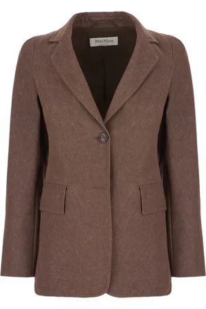 Max Mara Dames, Jassen, Bruin, Maat: 2XS