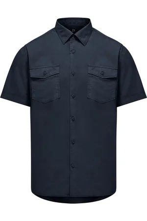 Bomboogie Heren, Overhemden, Blauw, Maat: 2XL Katoen