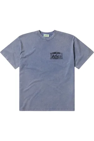 ARIES Heren, Tops, Blauw, Maat: L Katoen