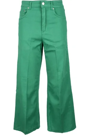 DEPARTMENT FIVE Dames, Jeans, Groen, Maat: W26 Katoen