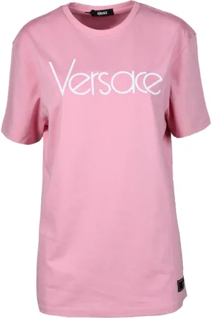 VERSACE Dames, Tops, Roze, Maat: XS Katoen