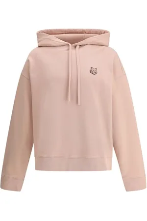 Maison Kitsuné Heren, Sweatshirts & Hoodies, Roze, Maat: M Katoen