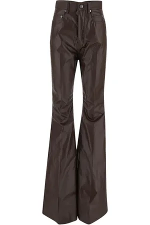 Rick Owens Dames, Broeken, Bruin, Maat: W26 Katoen