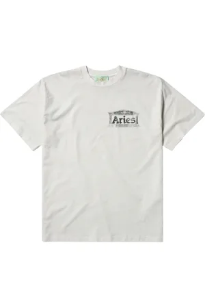 ARIES Heren, Tops, Wit, Maat: M Katoen