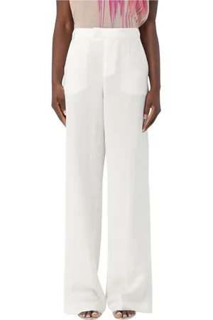 BLUMARINE Dames, Broeken, Wit, Maat: S