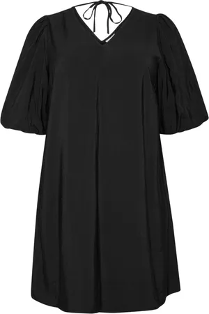Kaffe Dames, Jurken, Zwart, Maat: 4XL Nylon