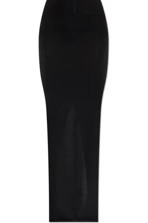 Rick Owens Dames, Rokken, Zwart, Maat: S Wol