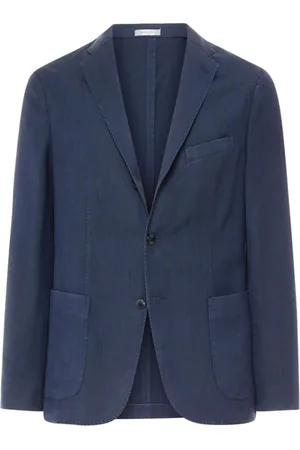 Boglioli Heren, Jassen, Blauw, Maat: S Wol
