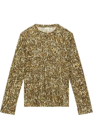Isabel Marant Dames, Tops, Bruin, Maat: S Katoen