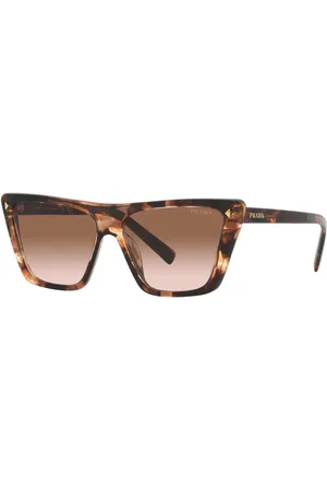 Prada Dames, Accessoires, Bruin, Maat: 55 MM