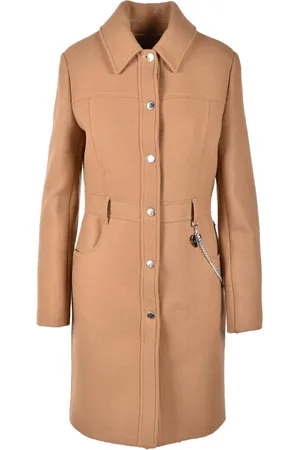 Moschino Dames, Mantels, Bruin, Maat: M Wol