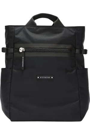 John Richmond Unisex, Tassen, Zwart, Maat: ONE Size Nylon
