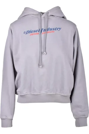 Diesel Dames, Sweatshirts & Hoodies, Grijs, Maat: S Katoen