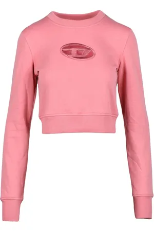 Diesel Dames, Sweatshirts & Hoodies, Roze, Maat: S Katoen