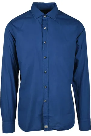 SONRISA Heren, Overhemden, Blauw, Maat: XL Katoen