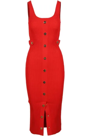 Michael Kors Dames, Jurken, Rood, Maat: M Nylon