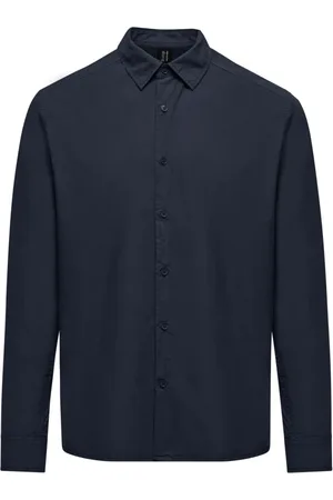 Bomboogie Heren, Overhemden, Blauw, Maat: M Katoen