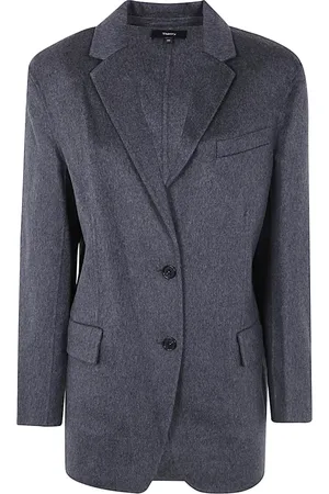 THEORY Dames, Jassen, Blauw, Maat: S Leer