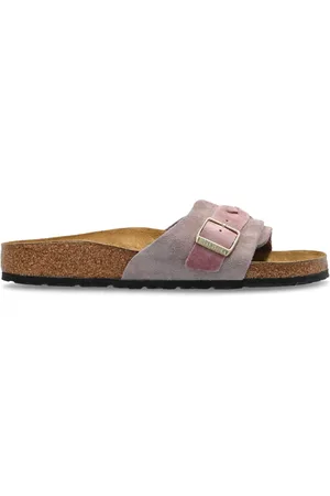 Birkenstock Dames, Schoenen, Paars, Maat: 39 EU Leer