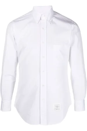 Thom Browne Heren, Overhemden, Wit, Maat: XL Katoen