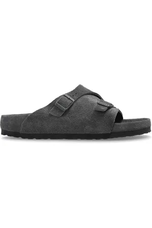 Birkenstock Dames, Schoenen, Grijs, Maat: 36 EU Leer