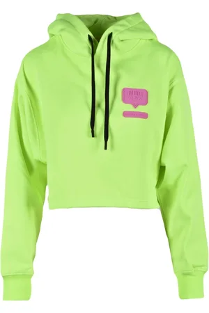 Chiara Ferragni Dames, Sweatshirts & Hoodies, Groen, Maat: XS Katoen