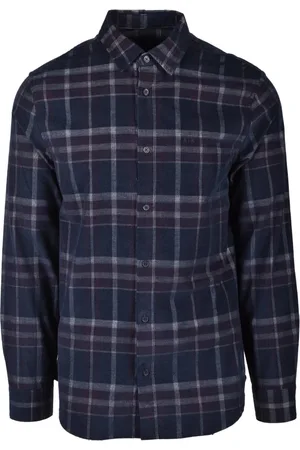 Armani Exchange Heren, Overhemden, Blauw, Maat: M Katoen