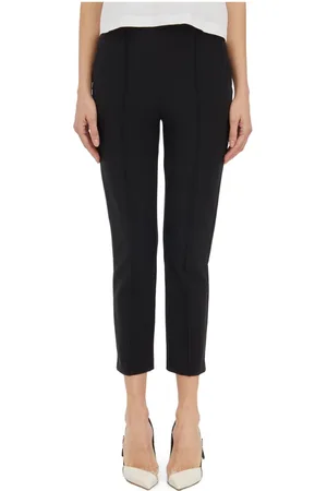 Elisabetta Franchi Dames, Broeken, Zwart, Maat: M